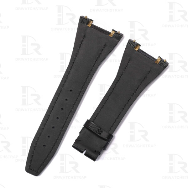 Buy Handmade Custom Black Alligator leather watch band IWC big ingenieur strap Replacement watchband (3)
