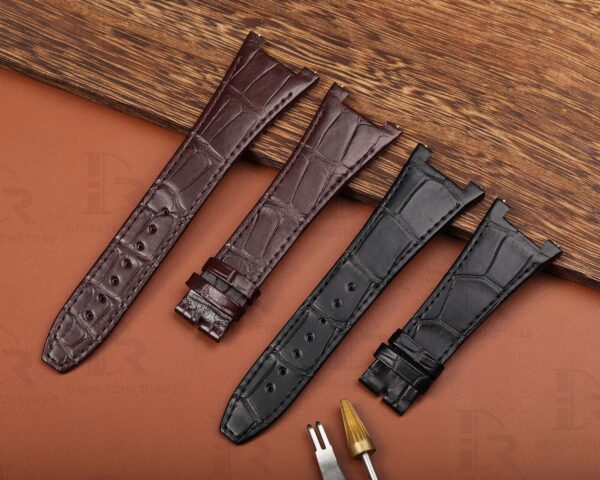 Buy Handmade Custom Black Alligator leather watch band IWC big ingenieur strap Replacement watchbands (3)