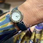 Replacement Black alligator leather watch band strap fit for Piaget Limelight Gala (1)