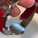 Handmade replacement Cartier Ballon bleu alligator leather strap custom watch band