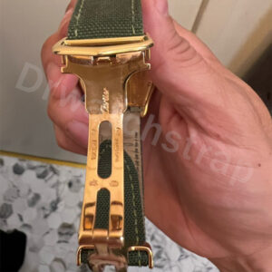 Handmade alligator leather watch band replacement for Cartier Roadster 20mm 19mm