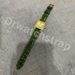 Replacement Chopard Mille Miglia orange leather watch strap for sale