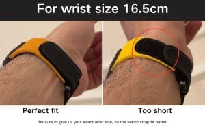 Custom Velcro watch band strap wrist size