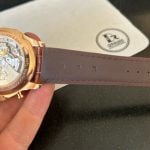 iwc portuguese yacht club chronograph iw390501 brown leather watch band replacement strap 22mm JPR (4)