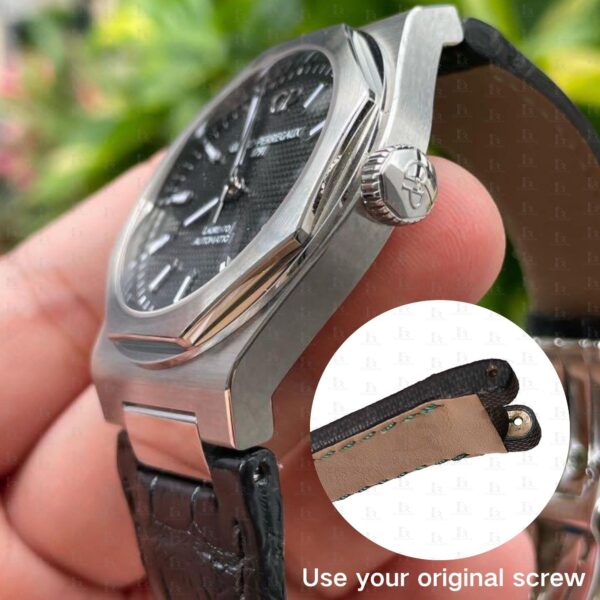 GP Girard Perregaux Laureato 81010 Chronograph 38mm 42mm watch band strap adapter