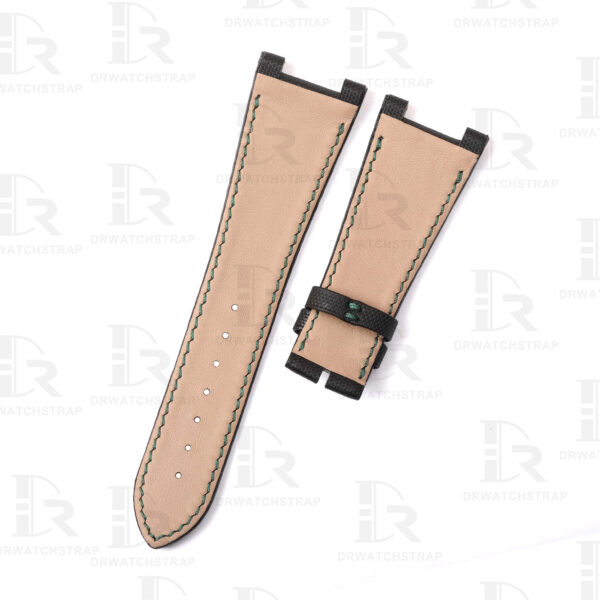 Handmade Black Canvas watchbands for Girard Perregaux Laureato watch straps replacement GP 81005 for sale (2)