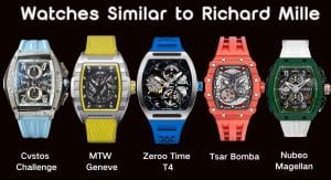 similar watches to richard mille RM CVSTOS MTW Geneve Nubeo Zeroo Time Tsar Bomba