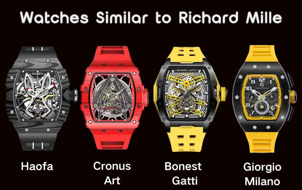 similar watches to richard mille RM Haofa Cronus Art Bonest Gatti Giorgio Milano watch