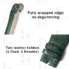 Handmade Green Alligator leather watch straps for Girard Perregaux Laureato watch strap replacement GP laureato 81005 for sale (2)