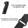 Custom replacement Black Velcro Nylon Rolex Submariner watch band 20mm Curved End watch strap (3)