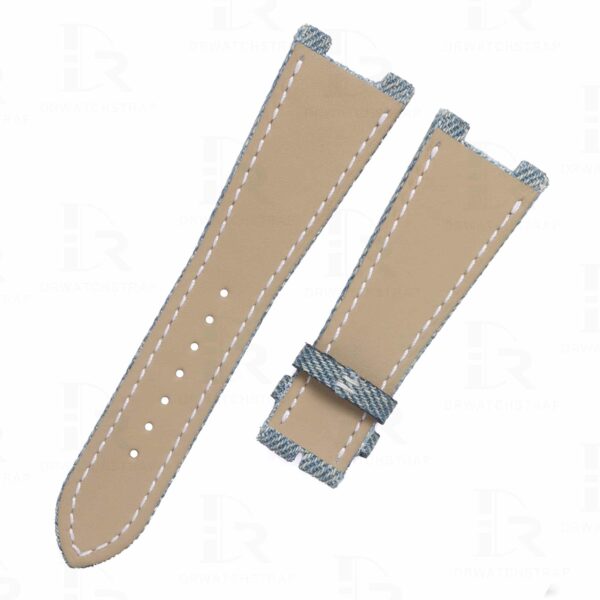 Buy Custom Handmade patek philippe Nautilus 5711 Denim strap 21mm 25mm replacement watch bands2