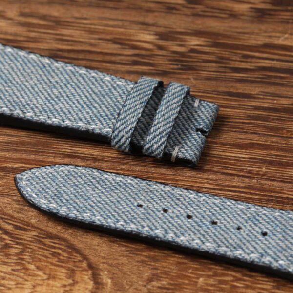 Buy Custom patek philippe Nautilus 5711 Denim strap 21mm 25mm replacement watch straps (2)
