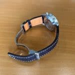 IWC Pilot Spitfire Black calfskin leather watch band (2)