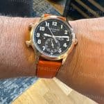 Black pink Alligator leather watch band Patek Philippe Calatrava 5116 5119 5120 5296 strap (3)