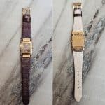 replacement leather strap fit for Patek Philippe Twenty-4 4910 4920 Grey alligator watch band - handcradted