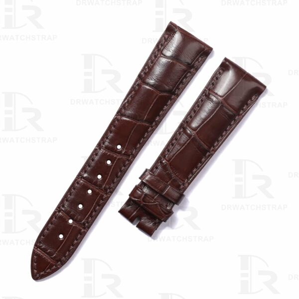 Custom handmade replacement Brown leather watch band for Patek Philippe Grand Compalication 5905R strap Custom handmade replacement Brown leather watch band for Patek Philippe Grand Compalication 5905R strap