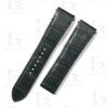 New Cartier Santos Quickswitch leather strap 21mm Dark Green alligator watch band (1)