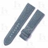 Buy custom handmade blue jeans Denim leather watch bands for patek philippe calatrava 5524r strap 21mm replacement (2)