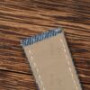Buy custom handmade blue jeans Denim leather watch bands for patek philippe calatrava 5524r straps 21mm replacement (4)