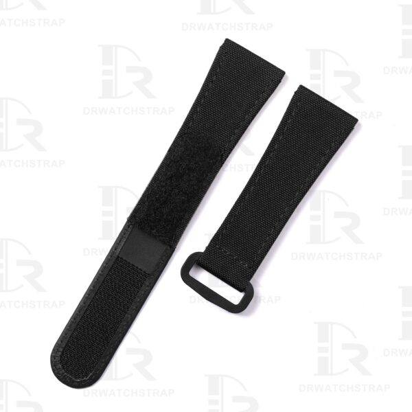 Custom Black Panerai Nylon Velcro Strap Replacement 22mm 24mm 26mm watch bands for sal (1)