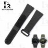 Custom Black Panerai Rubber Velcro watch Strap Replacement 22mm 24mm 26mm watch band for sal (1)
