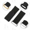 Custom Black Panerai Rubber Velcro buckle watch Strap Replacement 22mm 24mm 26mm watch band for sal (4)