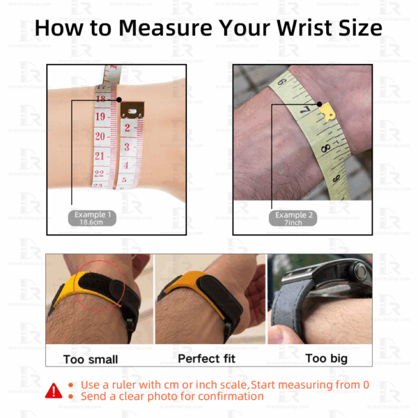 How to Measure Your Wrist Size watch strap