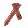 Buy Custom replacement Brown Calfskin Leather Strap for Patek Philippe Calatrava 5524 watch Straps 21mm for sal (1)