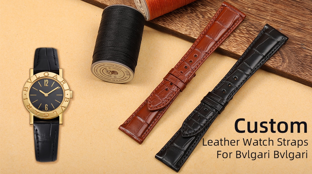 Custom Leather Watch Straps for Bvlgari-Bvlgari