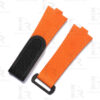 Custom Replacement Canvas Nylon Orange Velcro watch straps Vacheron Constantin Overseas (VCO) for sale (1)