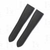 Custom handmade Black canvas Calibre de Cartier leather strap 21mm 23.5mm watch straps replacement for sale