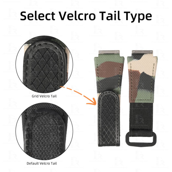 Buy Custom replacement Camo strap and elastic watch band for Richard Mille RM velcro strap 035 030 055 011 016 059 067 067-02 027 07 aftermarket for sal (1)