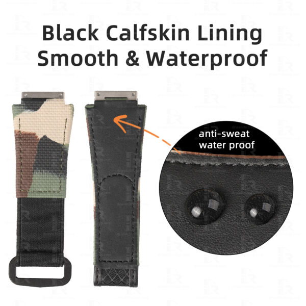 Buy Custom replacement Camo strap and elastic watch band for Richard Mille RM velcro strap 035 030 055 011 016 059 067 067-02 027 07