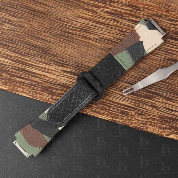 Buy Custom replacement Camo strap and elastic watch band for Richard Mille RM velcro strap 035 030 055 011 016 059 067 067-02 027 07 aftermarket for sal (3)