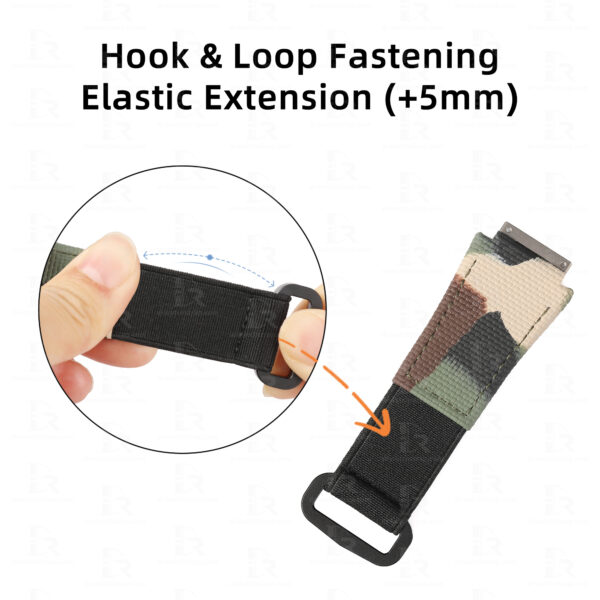 Buy Custom replacement Camo strap and elastic watch band for Richard Mille watch band RM 035 030 055 011 016 059 067 067-02 027 07 aftermarket for sal (1)