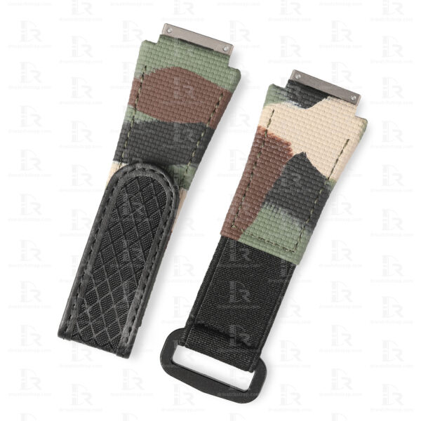 Buy Custom replacement straps and elastic watch band for Richard Mille Camouflage strap RM 035 030 055 011 016 059 067 067-02 027 07 aftermarket for sale