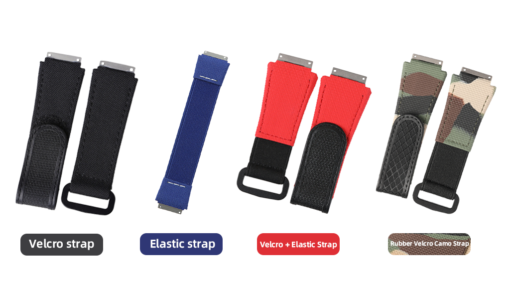 difference between velcro and elastic strap replacemen for Richard Mille