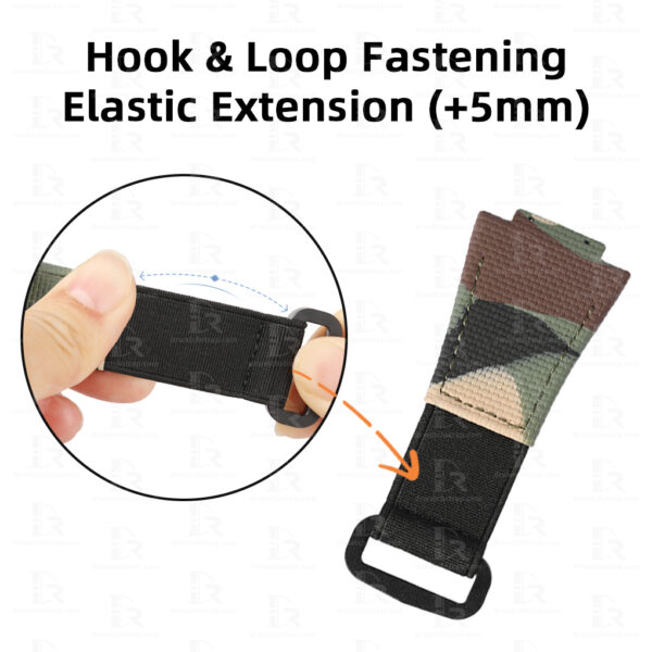 Buy Custom Rubber Camo watchband for hublot velcro strap big bang straps replacement (3)