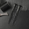 Buy Custom Black Alligator leather watch strap Replacement for Cartier Ballon Bleu (1)