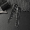 Buy Custom Black Alligator leather watch strap Replacement for Cartier Ballon Bleu (2)