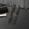 Custom alligator strap for cartier santos galbee
