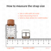 How to measure the strap size for Hermes