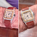 Cartier Santos Galbee strap by Drwatchstrap