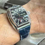 Franck Muller Master Square cobalt blue