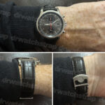 IWC Portuguese Black Alligator leather watch strap