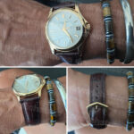 Alligator leather watchband for Patek Philippe Calatrava
