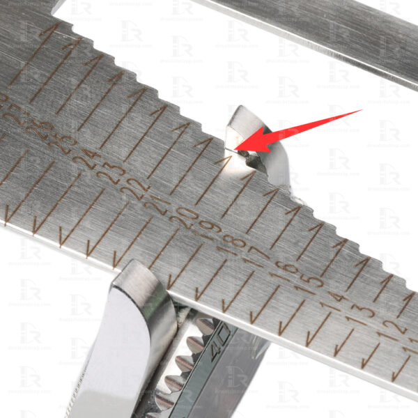 measuring watch case lug size and read it